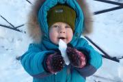 Радость первого снежка / Фото Екатерины Коваль