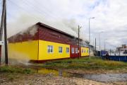 9 августа произошло возгорание в здании спортшколы на Калмыкова, 2а / Фото Екатерины Эстер