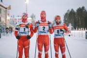 Тройка лидеров / Фото федерации лыжных гонок РФ