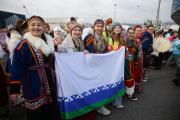 Участники из Ненецкого автономного округа присоединились к шествию молодёжи мира / Фото автора