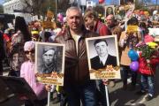В строю Бессмертного полка / Фото предоставлено автором