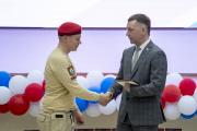 Евгений Шестаков назвал юнармейцев примером истинного патриотизма / Фото Алексея Орлова