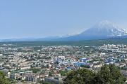Петропавловск-Камчатский. Вид с Мишенной сопки / Фото Павла Кузнецова