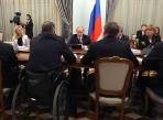   Встреча президента РФ Владимира Путина с представителями организаций  инвалидов
