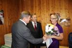 Работники хлебозавода принимают поздравления