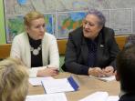 «Фронтовики» Римма Костина (справа) и Екатерина Бурдикова