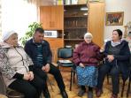 Встреча актива ветеранской организации села Коткино: рядом с Марией Степановной Телегиной (третья слева) Наталья Фёдоровна Латышева / Фото предоставлено автором