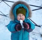 Радость первого снежка / Фото Екатерины Коваль