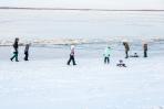 За нарушение постановления о выходе (выезде) на лёд можно получить штраф / Фото Александры Берг