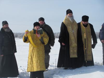 Торжественная молитва в Пустозерске