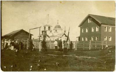 Пустозерская Преображенская церковь, 1910 год