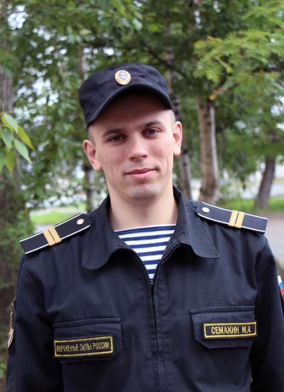 Старшина II статьи Максим Семакин не боится трудностей