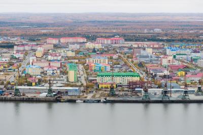 Нарьян-Мар с высоты птичьего полета