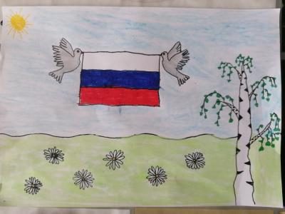 Рисунок Полины Хабаровой, 6 лет 