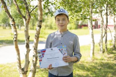 Михаил Владыкин стал победителем среди ребят от 10 до 15 лет / Фото Игоря Ибраева