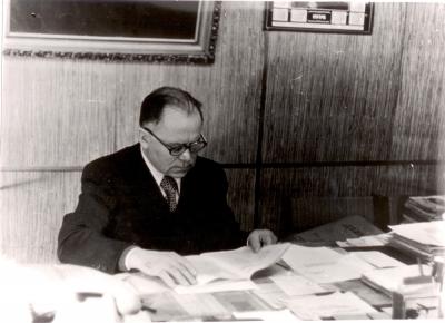 Пётр Андреевич Рочев в своём кабинете / Фото из архива «НВ»
