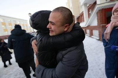 Коллеги провожают журналиста Василия Хатанзейского / Фото автора