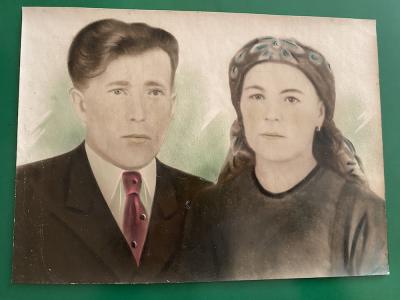 Дарья и Прокопий Артеевы – первый снимок супругов / Фото из семейного архива
