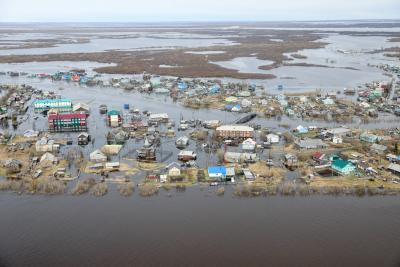 Наводнение в Великовисочном. Май 2020 года / Фото Екатерины Эстер