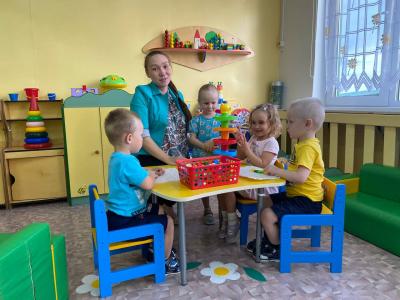 На занятиях с детьми / Фото предоставлено автором