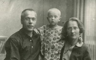 Тимофей Синицын с женой и дочкой / Фото из семейного архива Синицыных