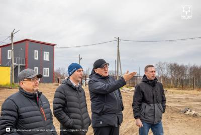 Мэр города побывал на полигоне / Фото пресс-службы администрации города