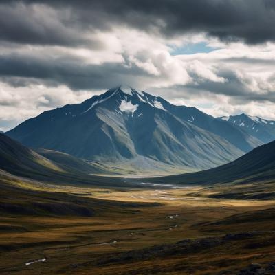 Великие Верхоянские горы / Картинка создана нейросетью Алиса