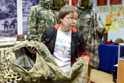 Руководитель музея и клуба «Поиск» Марина Игоревна Ледкова / Фото Екатерины Эстер