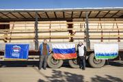Фура со стройматериалами из НАО доехала до пункта назначения / Фото Игоря Ибраева