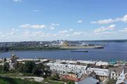 Слияние Оки и Волги. Панорама Нижнего Новгорода / Фото автора 