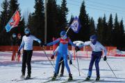 Степан Ляпин и его товарищи финишируют в массовом забеге / Фото Анны Пластовой
