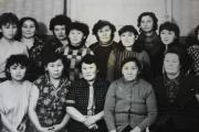 Коллектив мехпошивочной мастерской колхоза «Индига», 1982 год / фото из архива СПК «Индига»
