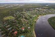 Село расположено на правом берегу реки Омы / Фото Екатерины Эстер