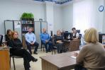 На встрече обсудили взаимодействие филиала Госфонда  «Защитники Отечества»  с органами власти и социальными  службами округа / Фото Владислава Ткачёва