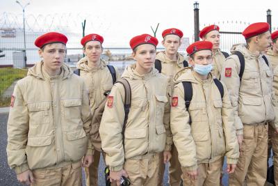 В НАО действует 15 отрядов юнармейцев / Фото Игоря Ибраева