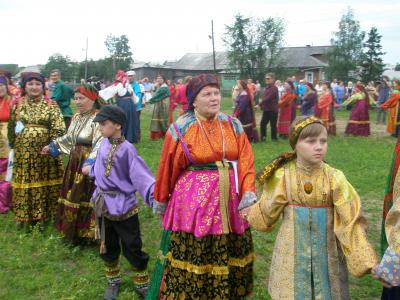 На «Усть-Цилёмскую горку» приезжают и гости из НАО, 2008 год / Фото Александра Васильевича Чупрова из архива ЭКЦ НАО