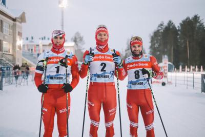 Тройка лидеров / Фото федерации лыжных гонок РФ
