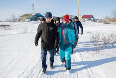 Нельмин Нос – один из самых северных населённых пунктов на Печоре. Ирина Гехт отметила, что посёлок оставил только благоприятные  впечатления / Фото Александры Берг