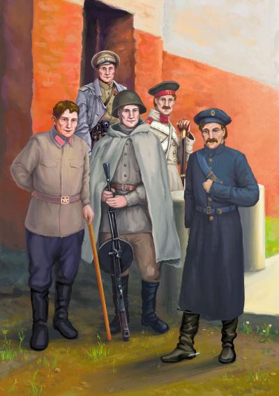 Защитники земли русской / Художник Илья Копанев