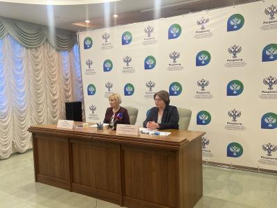 На пресс-конференции рассказали об изменениях в законодательстве / фото предоставлено пресс-службой регионального Росреестра