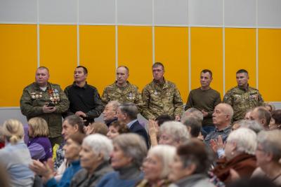 Герои форума – ветераны боевых действий СВО / Фото Алексея Орлова