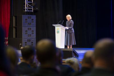 Глава региона подвела итоги и обозначила приоритеты дальнейшего развития / Фото Алексея Орлова