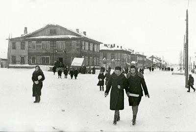 На улицах Нарьян-Мара, 1949 г. / Фото Георгия Липскерова